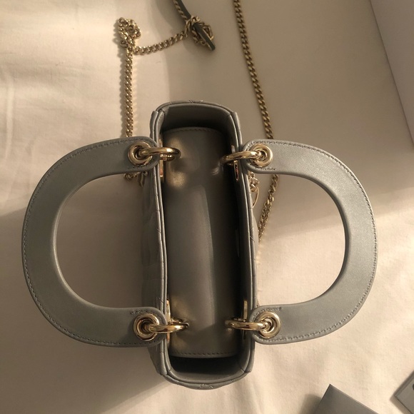 Mini Lady Dior - Opaline Grey NEW FULL SET - Picture 4 of 8